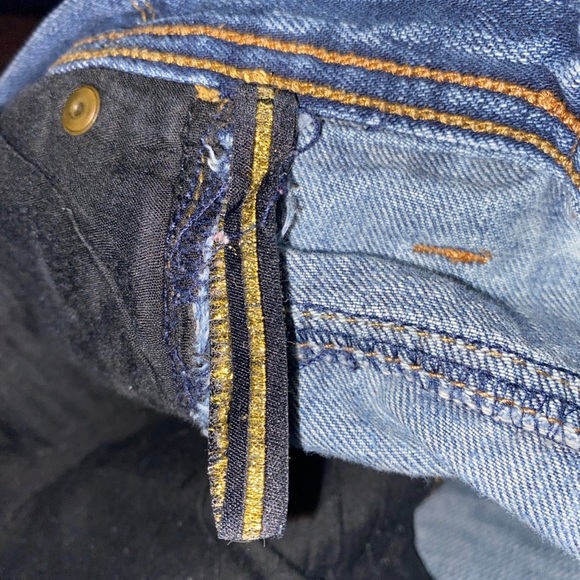 Y2K Akademiks Wide Leg Jeans Embroidered Pockets Men’s Size 36 - Picture 12 of 12